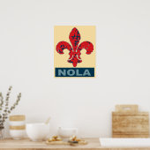 Poster Fleur De Lis NOLa (Cuisine)