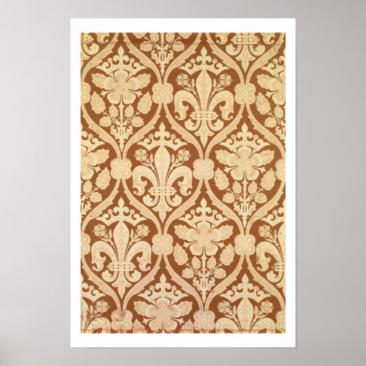 Poster 'Fleur-de-Lis', papier peint reproduisant (Devant)