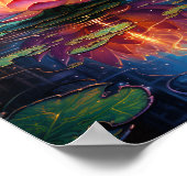 Poster Fleur de lotus époustouflante  (Coin)