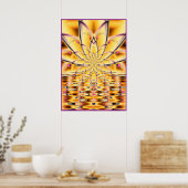 Poster Fleur de lotus jaune (Cuisine)