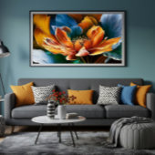 Poster Fleur de lumière