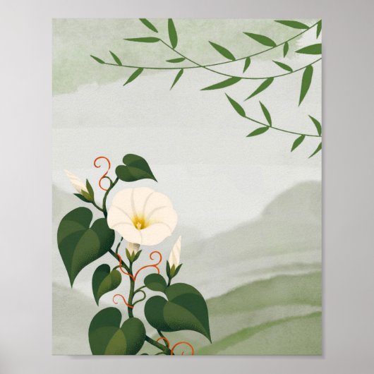 Poster Fleur de lune (Devant)