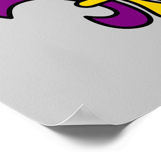 Poster Fleur de lys (Coin)