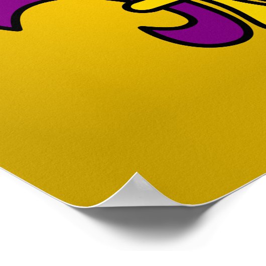 Poster Fleur de lys (Coin)