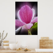 Poster fleur de magnolia rose (Cuisine)