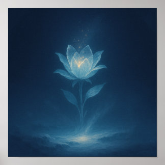 Poster Fleur de minuit