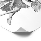 Poster Fleur de mûrier rouge (Coin)