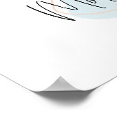 Poster Fleur de naissance de la gloire du matin pour sept (Coin)