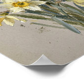 Poster Fleur de naissance de mars Jonquille I (Coin)