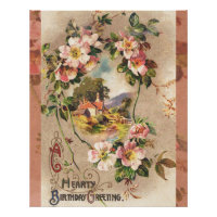 Fleur de naissance victorienne de l'époque 1800