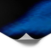 Poster Fleur de néon fleur design de lumière magique (Coin)