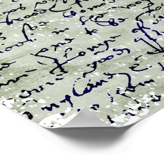 Poster Fleur de papillon inspirée (Coin)