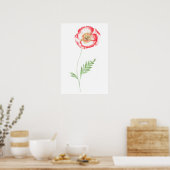Poster Fleur de pavot sauvage (Cuisine)