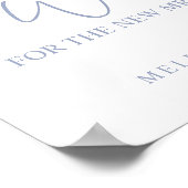 Poster Fleur de Pervenche Conseils et Vœux de Mariage Sim (Coin)