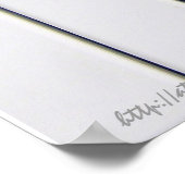 Poster Fleur de piano (Coin)