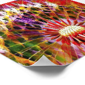 Poster Fleur de pissenlit colorée (Coin)