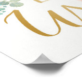 Poster Fleur de plaisir blanc | Je nous aime (Coin)