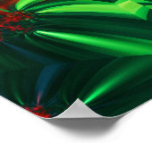 Poster Fleur de Poinsettia (Coin)
