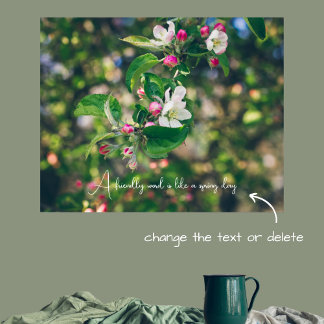 Poster Fleur de pomme