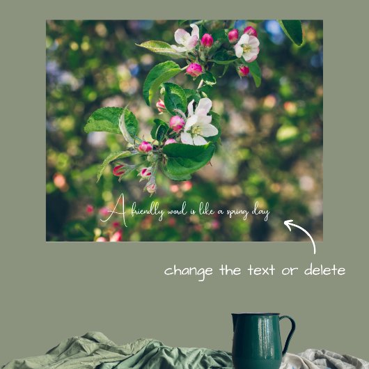 Poster Fleur de pomme