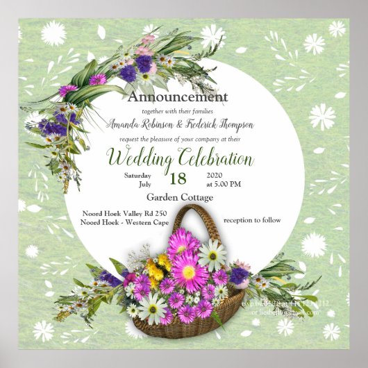 Poster Fleur de printemps (Devant)