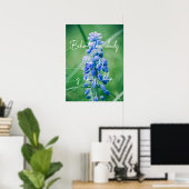 Poster Fleur de printemps (Hyacinthe de raisin) (Bureau à domicile)