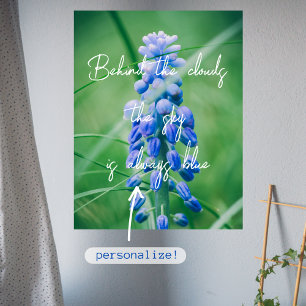 Poster Fleur de printemps (Hyacinthe de raisin)