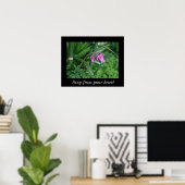 Poster Fleur de printemps, papier d'affiche de valeur (ma (Bureau à domicile)