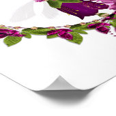 Poster Fleur de rose d'été (Coin)