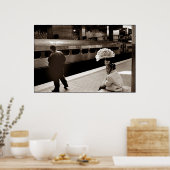 Poster Fleur de train fille (Cuisine)