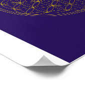 Poster Fleur de vie (Coin)