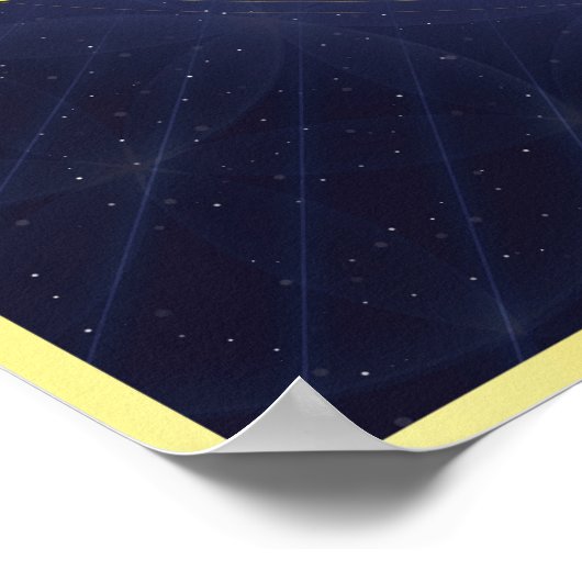 Poster Fleur de vie (Coin)