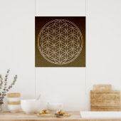 Poster Fleur de vie (Cuisine)