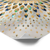 Poster Fleur de vie - Abalone Shell et Pearl (Coin)