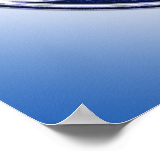 Poster Fleur De Vie / Ciel (Coin)