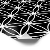 Poster Fleur De Vie Géométrie Sacrée (Coin)