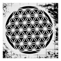 Fleur de Vie Grunge