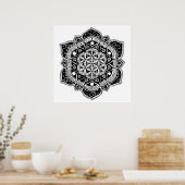 Poster Fleur de vie Mandala (Cuisine)