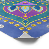 Poster Fleur De Vie - Mandala India Style 1 (Coin)