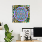 Poster Fleur De Vie - Mandala India Style 2 (Bureau à domicile)