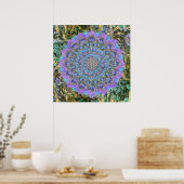 Poster Fleur De Vie - Mandala India Style 2 (Cuisine)