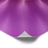 Poster Fleur De Vie | or, brillance magenta (Coin)