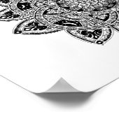 Poster Fleur de vie zendoodle (Coin)