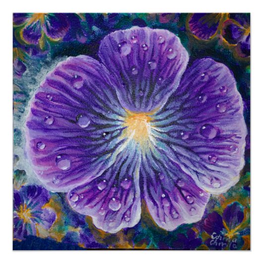 Poster Fleur de Villa (Devant)