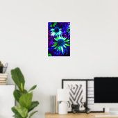Poster Fleur d'échinacée de confleur orientale (Bureau à domicile)
