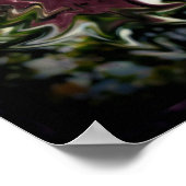 Poster Fleur déformée (Coin)