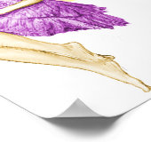 Poster Fleur d'élevage de l'érable argenté (Coin)