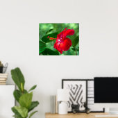 Poster Fleur d'Hibiscus (Bureau à domicile)