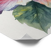 Poster Fleur d'Hibiscus (Coin)