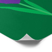 Poster Fleur d'Iris (Coin)
